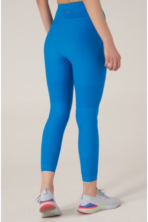 Ribbed Minimizer Tights Blue