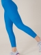 Ribbed Minimizer Tights Blue