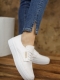 Sport Shoes Lace-ups Vegan - white color