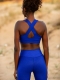 Single Cross Sport Bra Blue