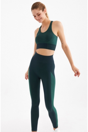 Sport Tights Green Navy