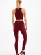 Seamless Sport Tights Burgundy