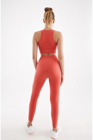 Seamless Sport Tights Coral