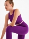 Seamless Sport Tights Purple