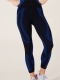 Seamless Sport Tights Black Blue