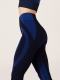 Seamless Sport Tights Black Blue