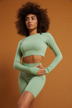 Seamless Crop Top MINT